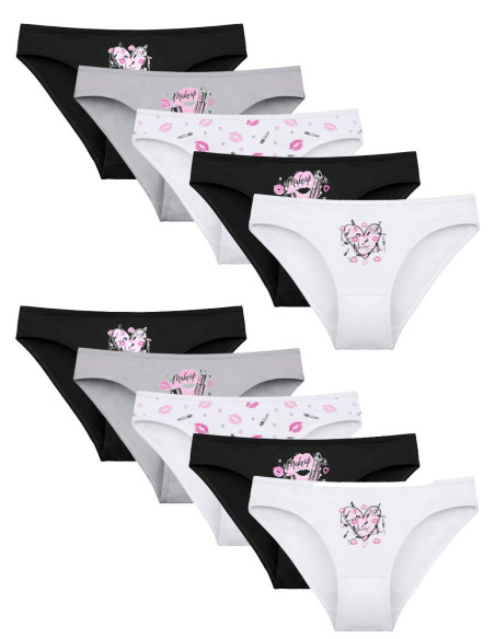 Donella 2171PB22 Assorted 10-Pack Women's Briefs — Turkey wholesale collection