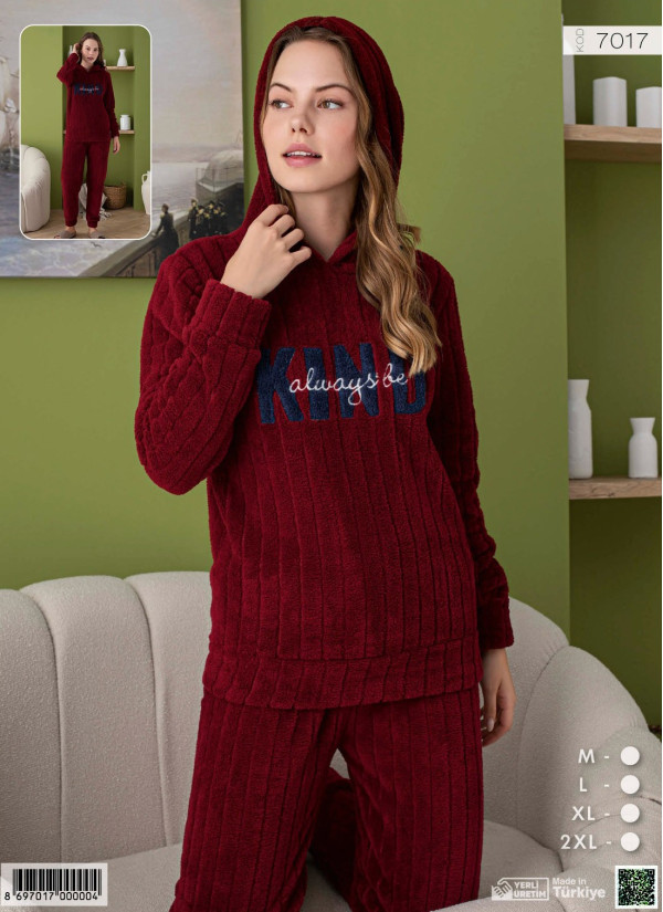 Pijamo 7017 Welsoft Women's Pajama Set (M+L+XL+2XL) — Turkish textile wholesale