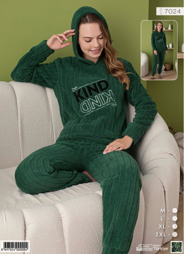 Pijamo 7024 Welsoft Women's Pajama Set (M+L+XL+2XL) — Turkish textile wholesale