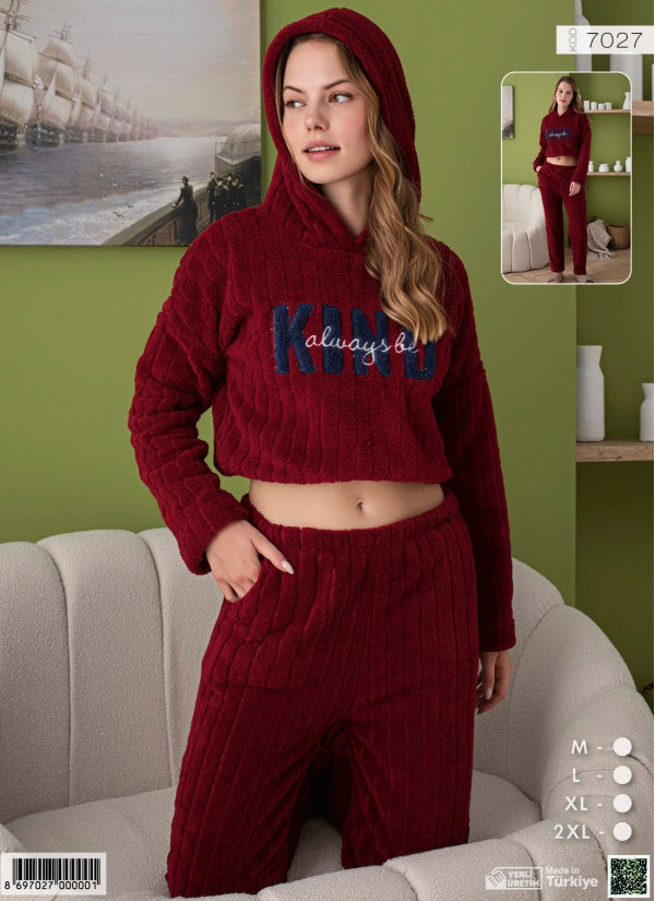 Pijamo 7027 Welsoft Women's Pajama Set (M+L+XL+2XL) — wholesale from Turkey