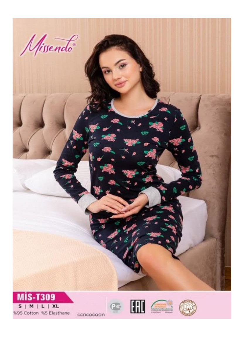Туника (S+M+L+XL) MISSENDO MİS-T309_OJN — купить оптом из Турции