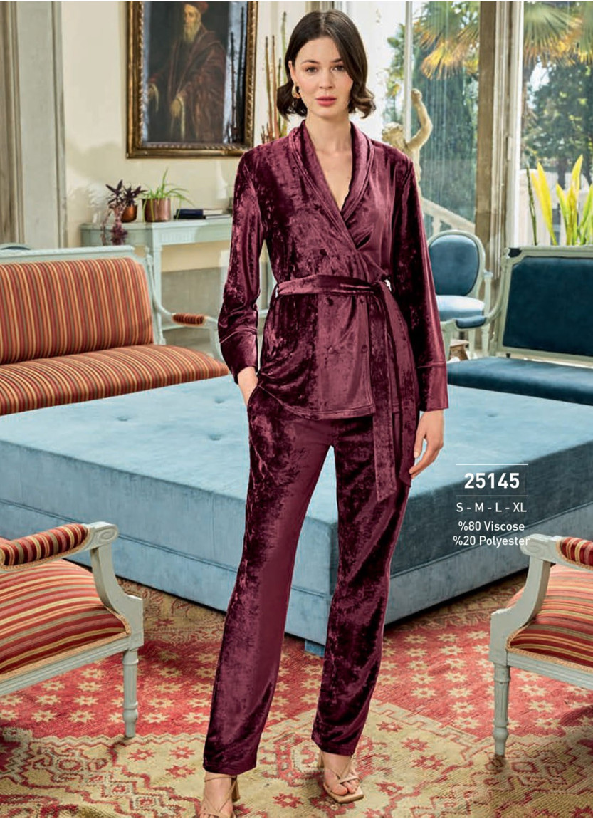 Monamise 25145 Pants Homewear Set (M+L+XL) — wholesale for boutiques