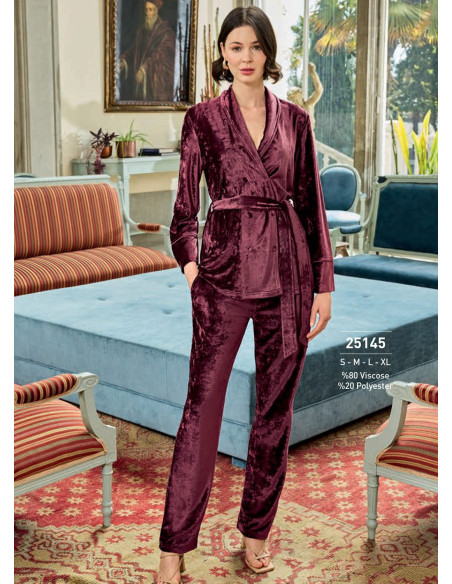 Monamise 25145 Pants Homewear Set (M+L+XL) — wholesale for boutiques
