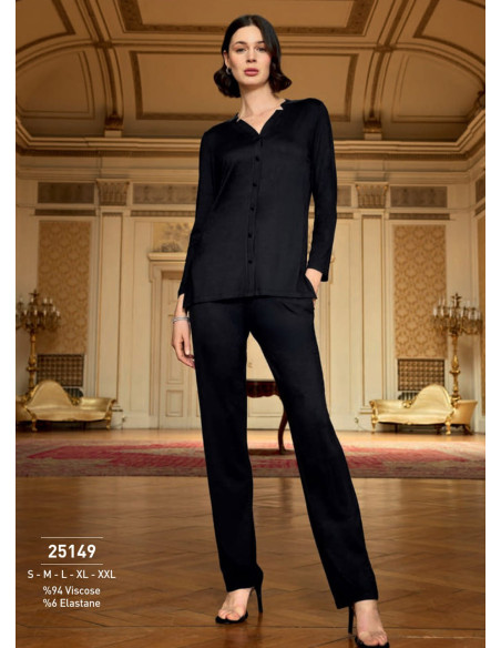 Monamise 25149 Pants Homewear Set (S+M+L+XL+2XL+3XL) — Istanbul wholesale supplier