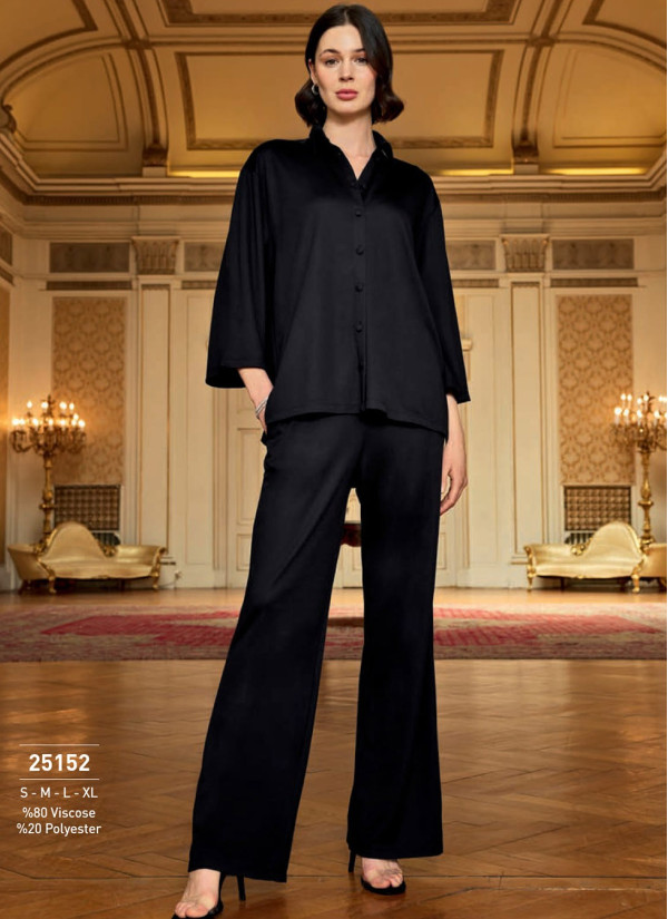 Monamise 25152 Pants Homewear Set (S+L+XL) — wholesale for boutiques