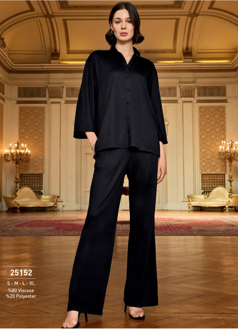 Monamise 25152 Pants Homewear Set (S+L+XL) — wholesale for boutiques