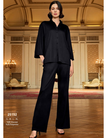 Monamise 25152 Pants Homewear Set (S+L+XL) — wholesale for boutiques