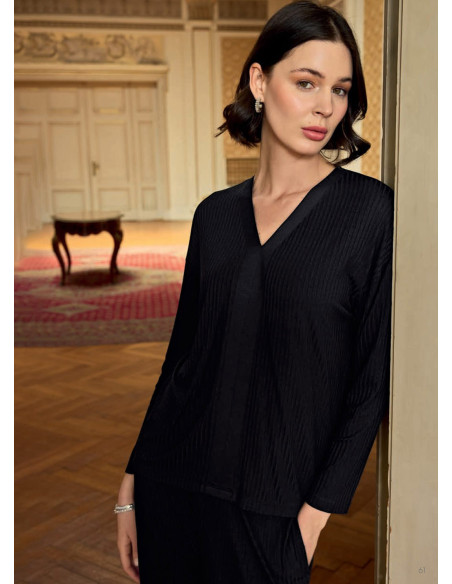 Monamise 25154 Pants Homewear Set (S+L+XL+2XL) — wholesale for boutiques