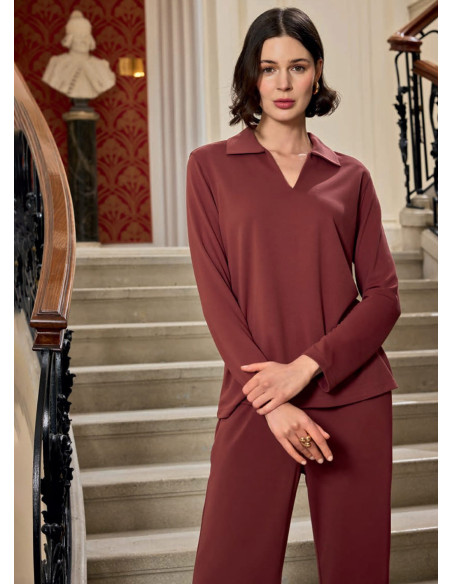 Monamise 25162 Pants Homewear Set (S+M+L+XL+2XL) — wholesale for boutiques