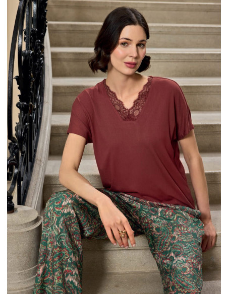 Monamise 25163 Pants Homewear Set (S+M+L+XL) — factory-direct from Turkey