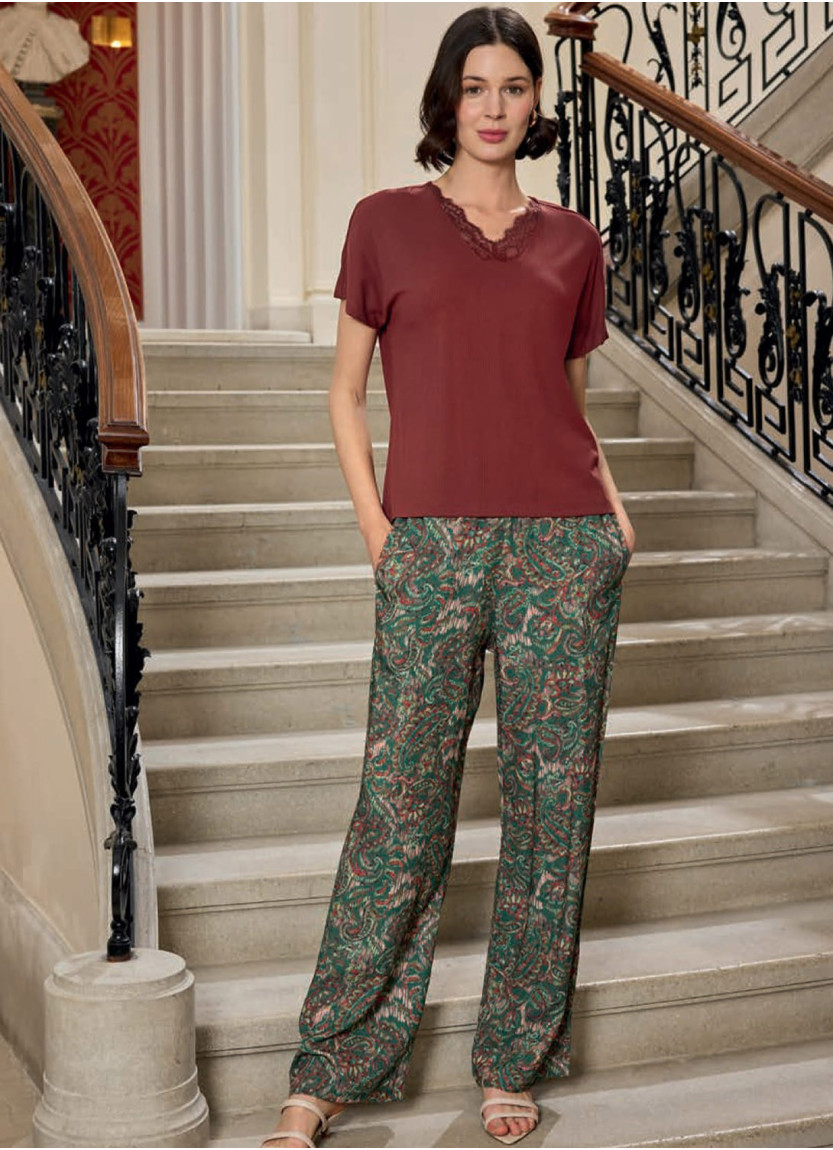 Monamise 25163 Pants Homewear Set (S+M+L+XL) — Turkish textile wholesale