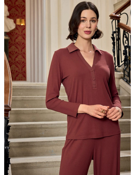 Monamise 25164 Pants Homewear Set (S+M+L+XL+2XL) — wholesale for boutiques