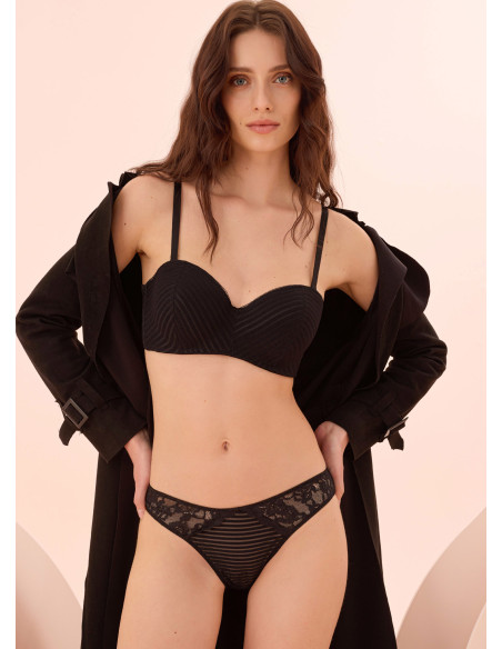 NBB 4691 SİYAH Bra and Briefs Set — Turkish factory wholesale