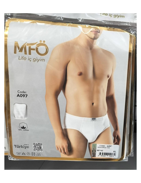 Мужские Трусы (Пенье) KOM MFO A097 Белый MFO A097 Beyaz — фабричная коллекция оптом