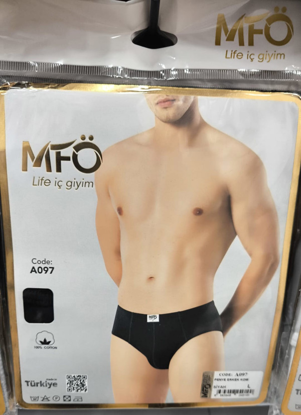 Мужские Трусы (Пенье) KOM MFO A097 Чёрный MFO A097 Siyah — оптом от турецкой фабрики 2