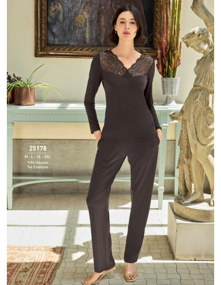Комплект с Брюками (M+L+XL+2XL+3XL) MONAMISE MONA 25178 Monamise 25178 — купить оптом со Стамбула