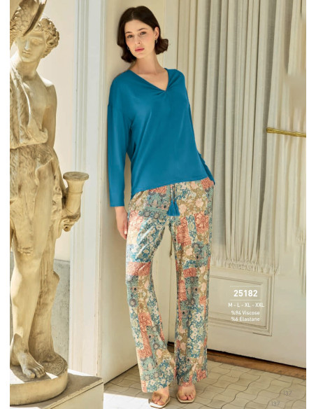 Комплект с Брюками (M+L+XL+2XL) MONAMISE 25182 — оптом от турецкой фабрики