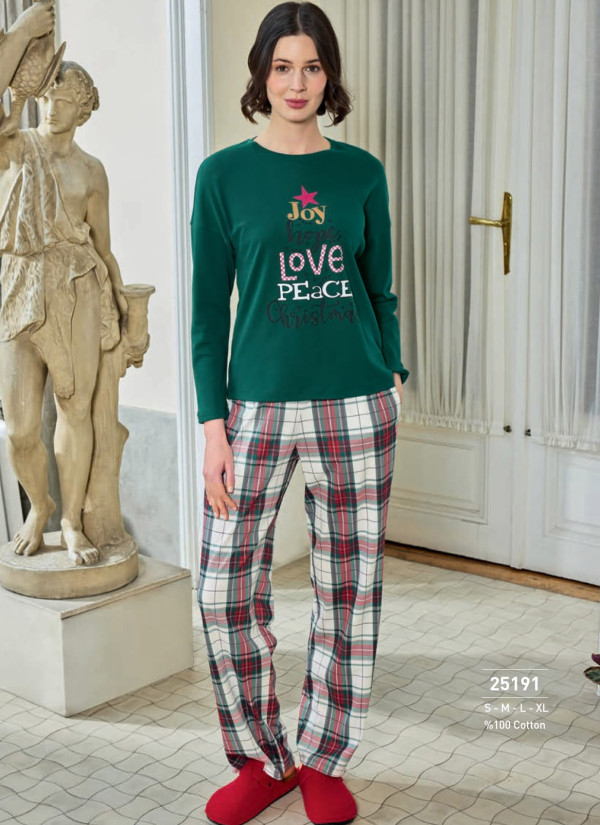 Monamise 25191 Women's Pajama Set (S+M+L+XL) — wholesale from Turkey 2