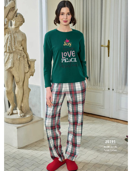 Monamise 25191 Women's Pajama Set (S+M+L+XL) — factory-direct from Turkey