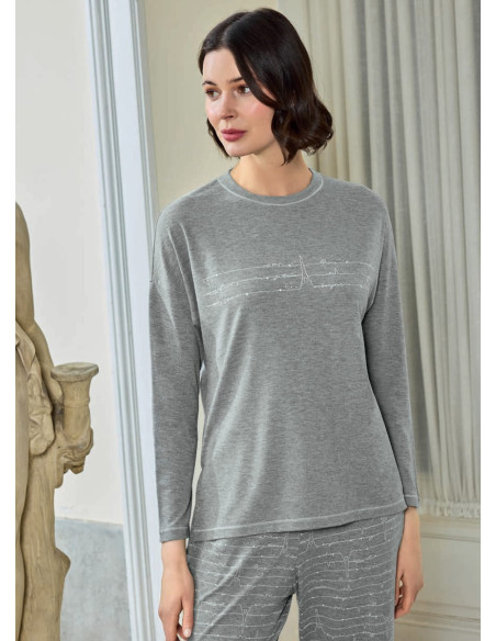Monamise 25193 Women's Pajama Set (S+M+L+XL) — wholesale from Turkey