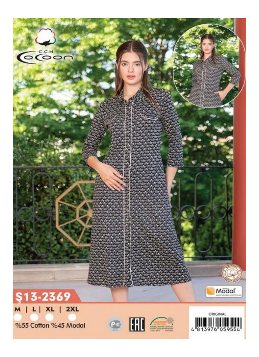 CCNŞ13-2369_ORI Modal Women's Robe (M+L+XL+2XL) — Turkey wholesale collection