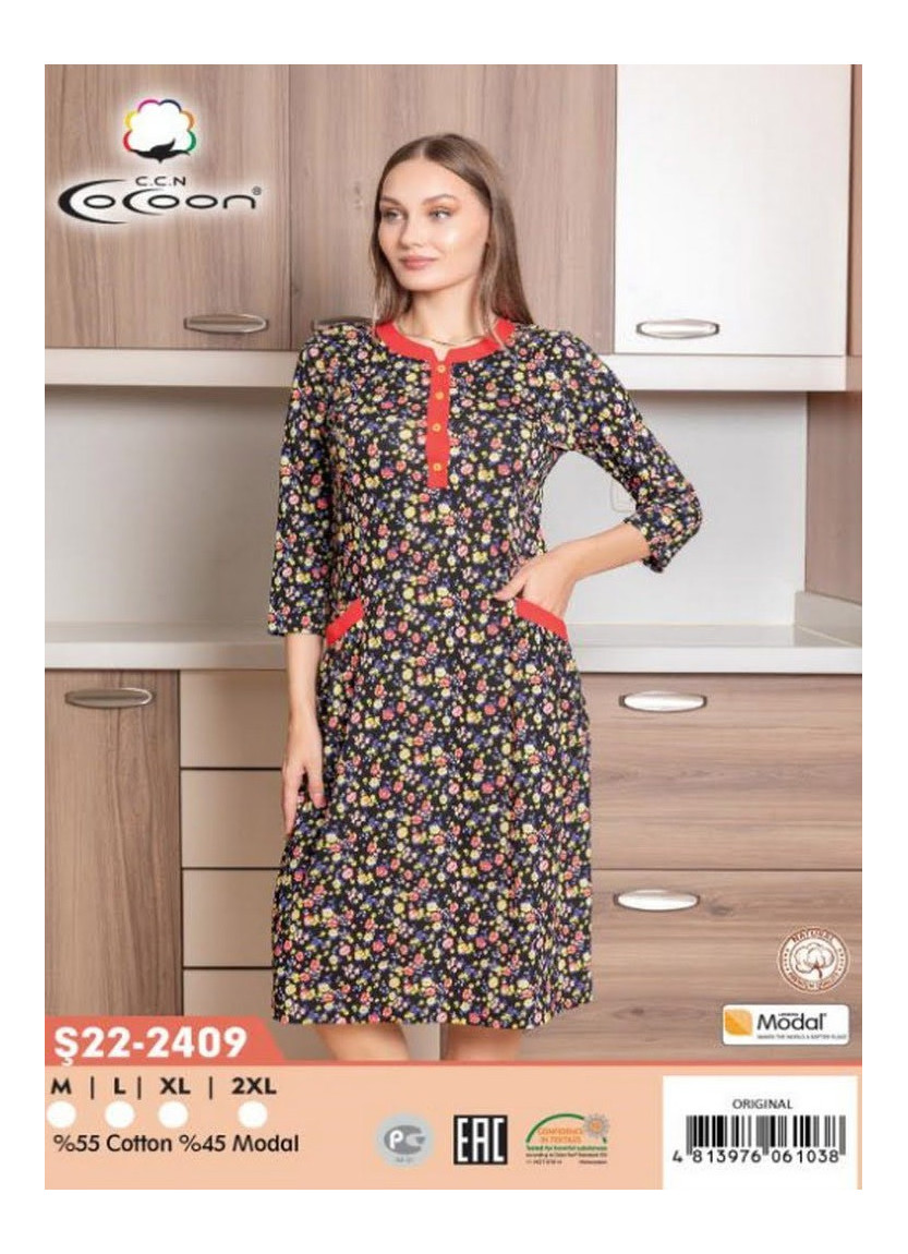CCNŞ22-2409_ORI Modal Dress (M+L+XL+2XL) — Istanbul wholesale supplier