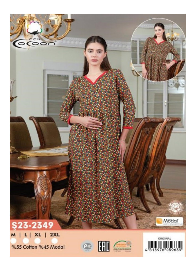 CCNŞ23-2349_ORI Modal Dress (M+L+XL+2XL) — wholesale for boutiques