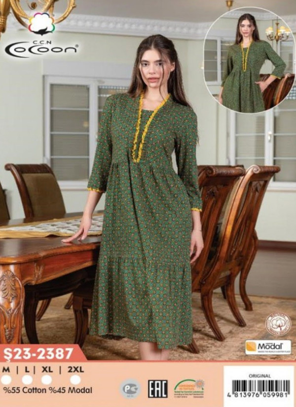 CCNŞ23-2387_ORI Modal Dress (M+L+XL+2XL) — Turkey wholesale collection
