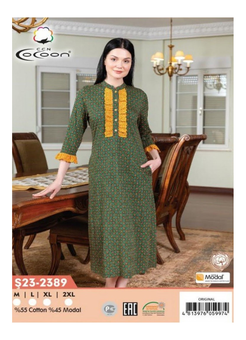 CCNŞ23-2389_ORI Modal Dress (M+L+XL+2XL) — Turkish factory wholesale