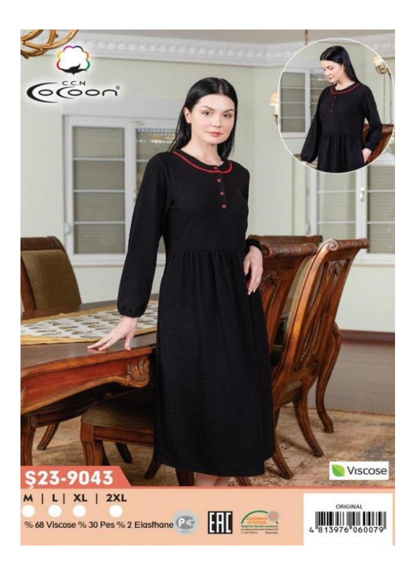 CCNŞ23-9043_ORI Viscose Dress (M+L+XL+2XL) — Turkish factory wholesale