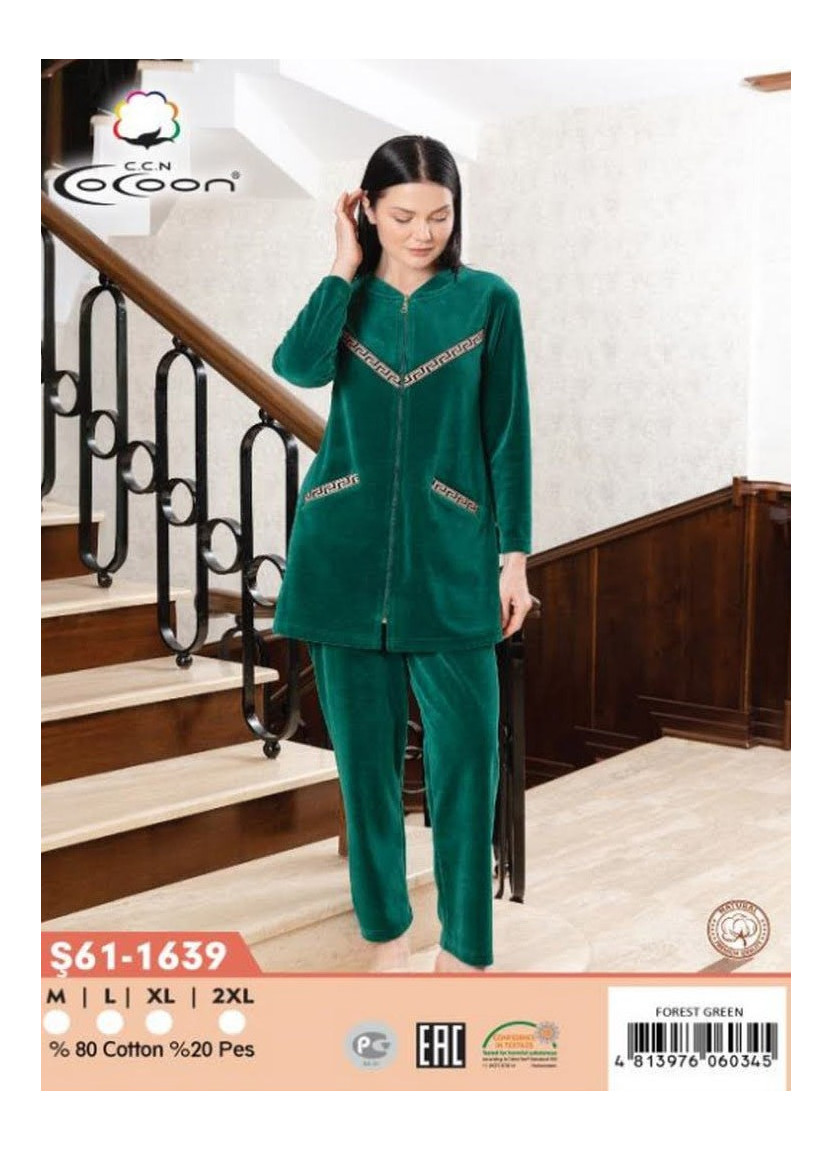 CCNŞ61-1639_FRS Velour Pants Homewear Set (M+L+XL+2XL) — wholesale for boutiques