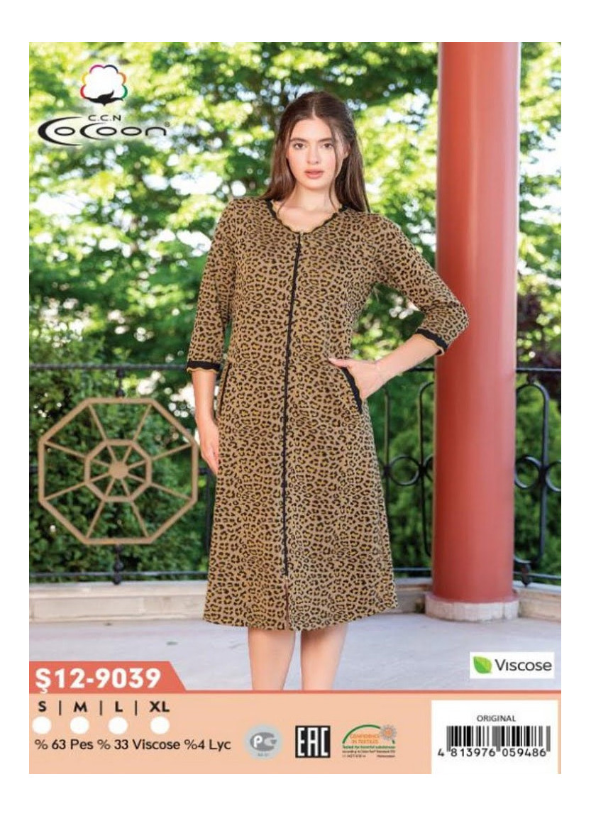 CCNŞ12-9039_ORI Modal Women's Robe (S+M+L+XL) — Turkey wholesale collection