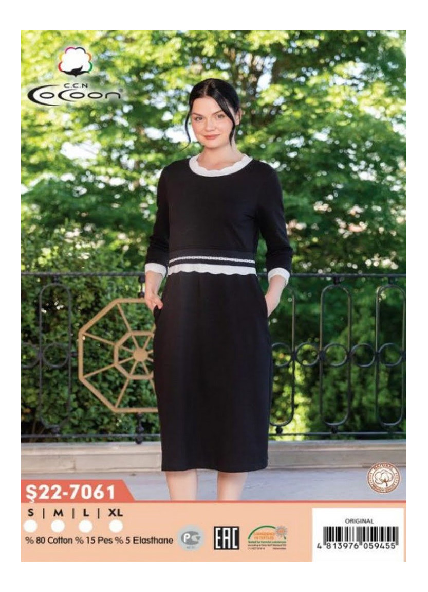 CCNŞ22-7061_ORI Cotton Dress (S+M+L+XL) — Turkey wholesale collection