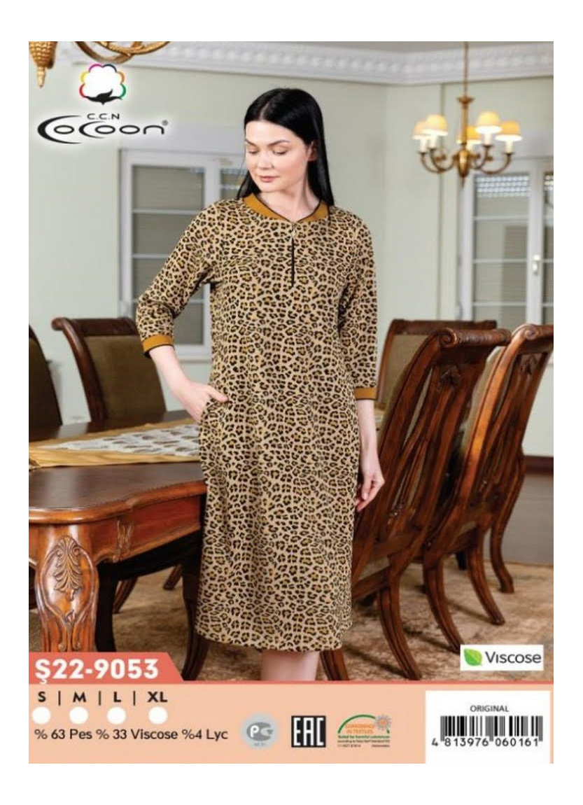 CCNŞ22-9053_ORI Viscose Dress (S+M+L+XL) — Turkish factory wholesale