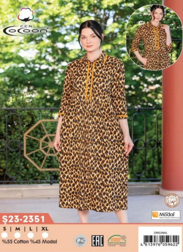 CCNŞ23-2351_ORI Modal Dress (S+M+L+XL) — Turkey wholesale collection