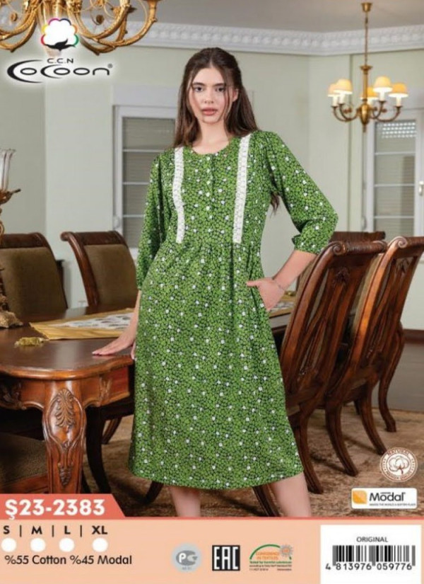 CCNŞ23-2383_ORI Modal Dress (S+M+L+XL) — Istanbul wholesale supplier