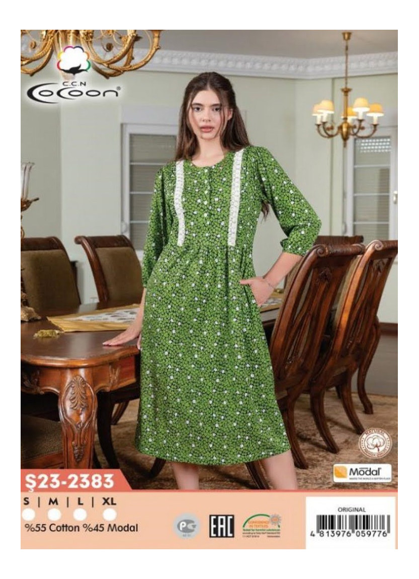 Платье Модал S+M+L+XL COCOON CCNŞ23-2383_ORI — купить оптом со Стамбула