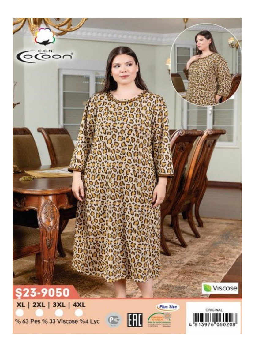 CCNŞ23-9050_ORI Viscose Dress (XL+2XL+3XL+4XL) — wholesale for boutiques