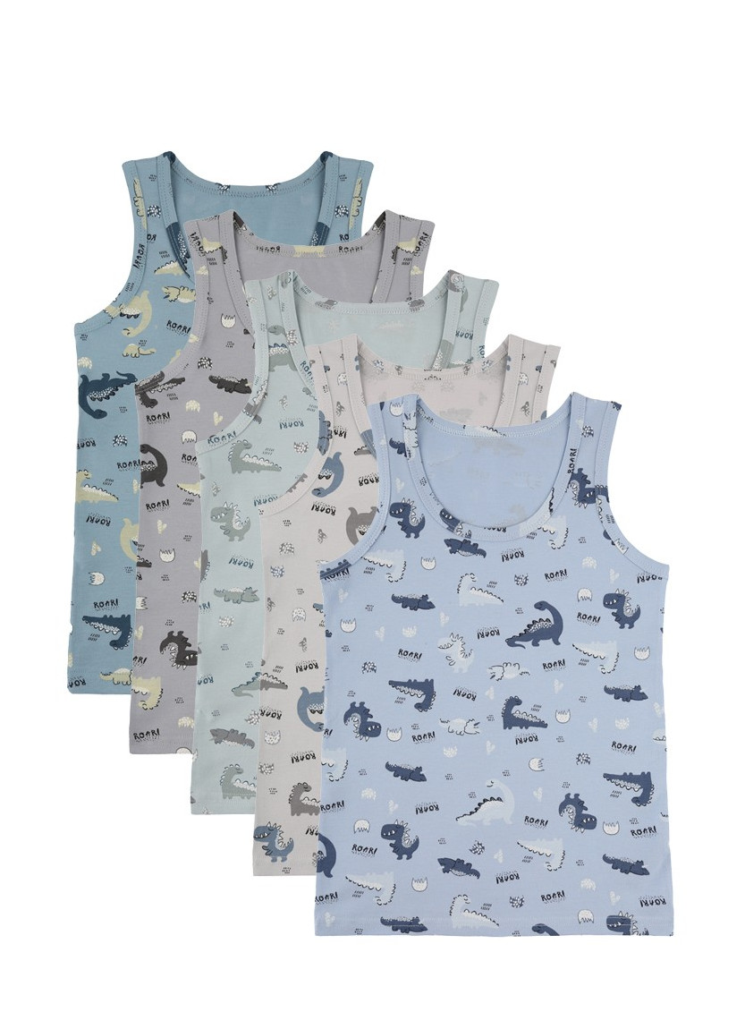 Donella 778126 Assorted 10-Pack Boys' Tank Top — Turkish textile wholesale