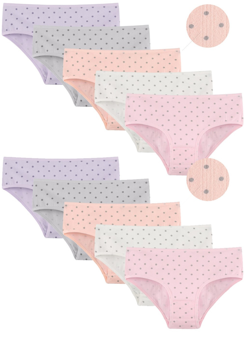 Donella 502701 Assorted 10-Pack Girls' Briefs — Istanbul wholesale supplier