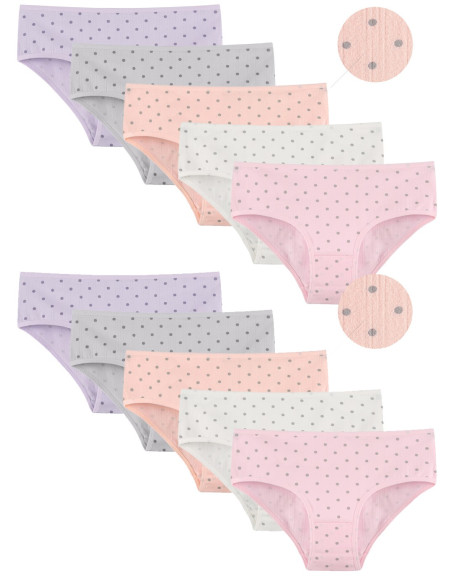 Donella 502701 Assorted 10-Pack Girls' Briefs — Istanbul wholesale supplier