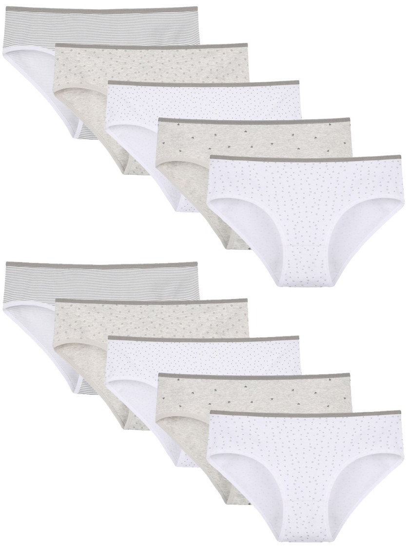 Donella 508136 Assorted 10-Pack Girls' Briefs — factory-direct from Turkey