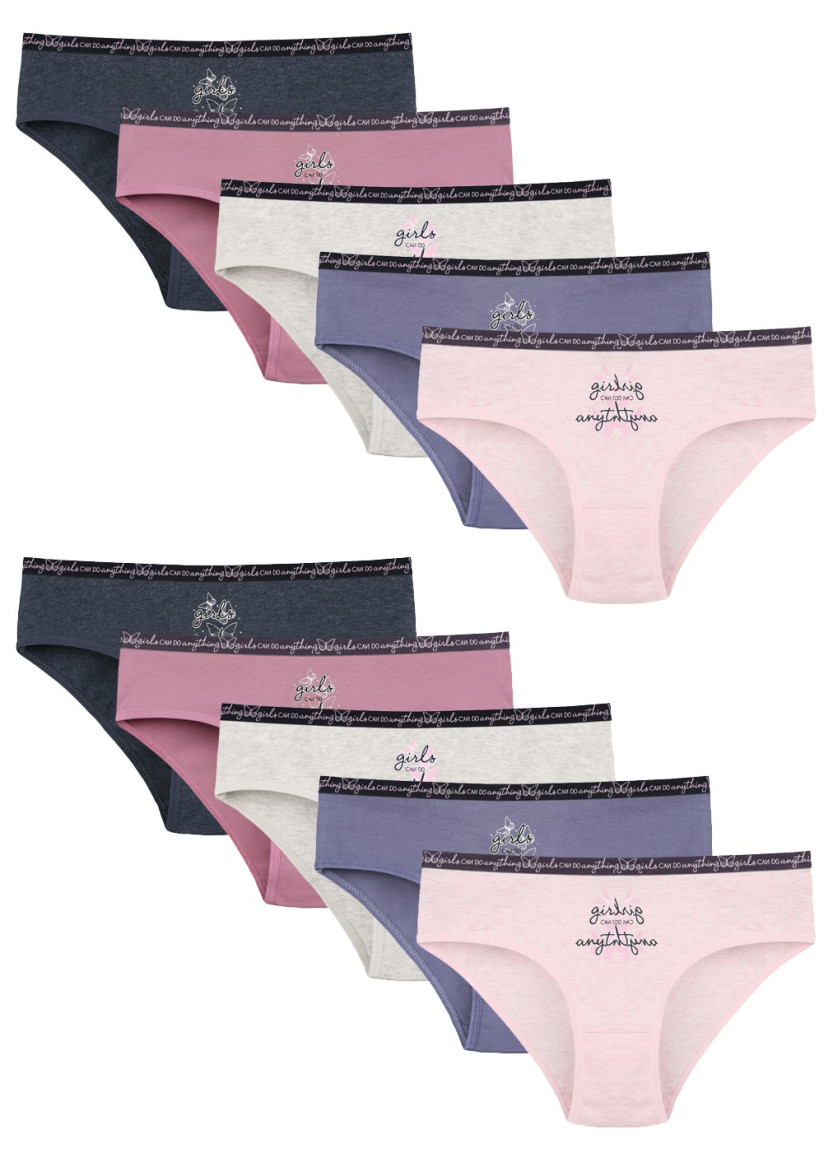 Donella 5171PB157 Assorted 10-Pack Girls' Briefs — Istanbul wholesale supplier
