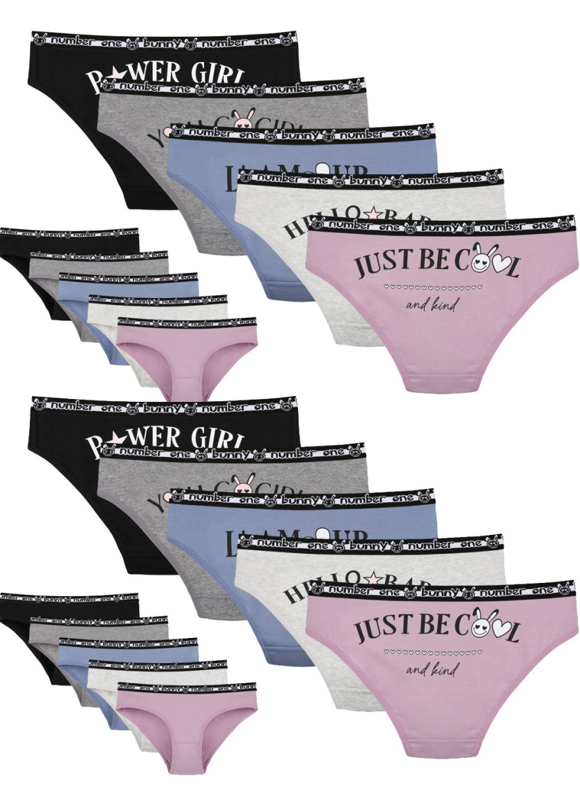Donella 5171PB158 Assorted 10-Pack Girls' Briefs — factory-direct from Turkey