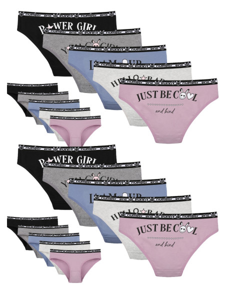 Donella 5171PB158 Assorted 10-Pack Girls' Briefs — factory-direct from Turkey