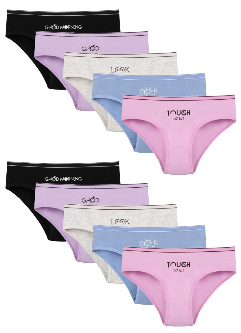 Donella 5171PB176 Assorted 10-Pack Girls' Briefs — wholesale for boutiques