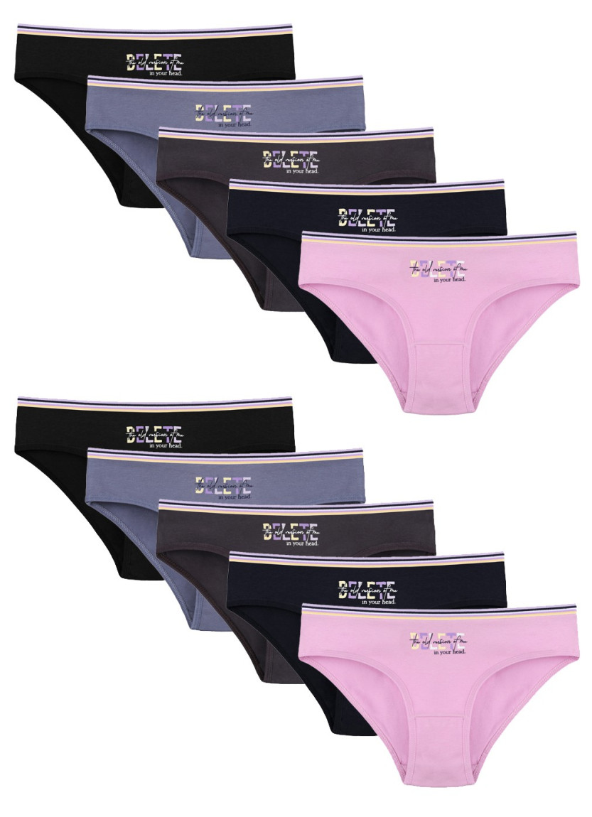 Donella 5171PB182 Assorted 10-Pack Girls' Briefs — Turkish textile wholesale