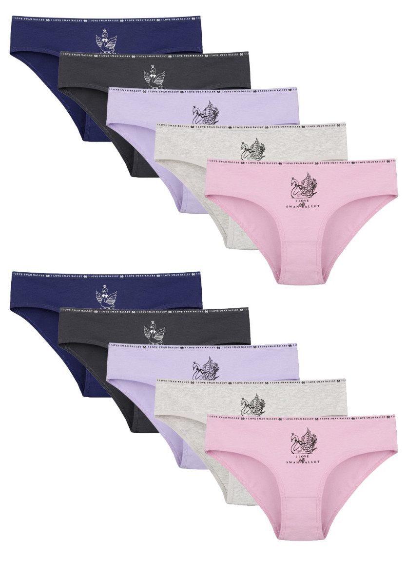 Donella 5171PB200 Assorted 10-Pack Girls' Briefs — wholesale from Turkey