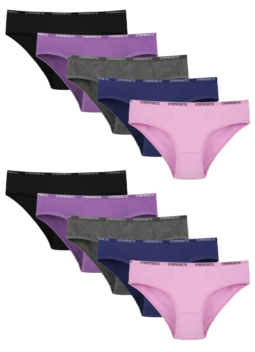 Donella 5171PD14 Assorted 10-Pack Girls' Briefs — wholesale for boutiques