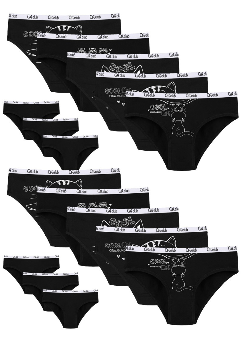 Donella 5171SB6 Assorted 10-Pack Girls' Briefs — Turkish textile wholesale